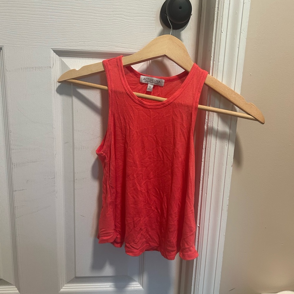 Active USA Coral Tank Top